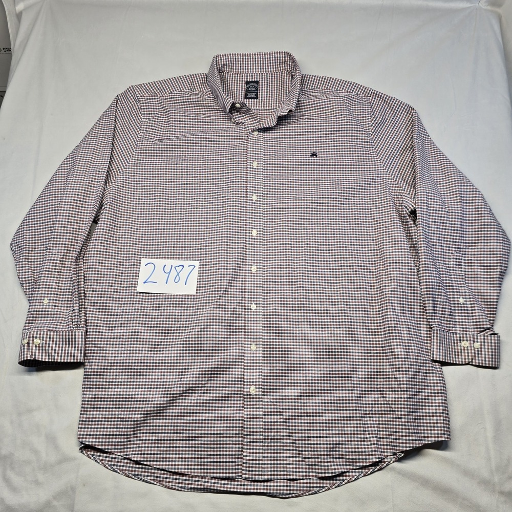 brooks brothers original polo button down shirt Men Size 4XLT - Picture 8 of 8